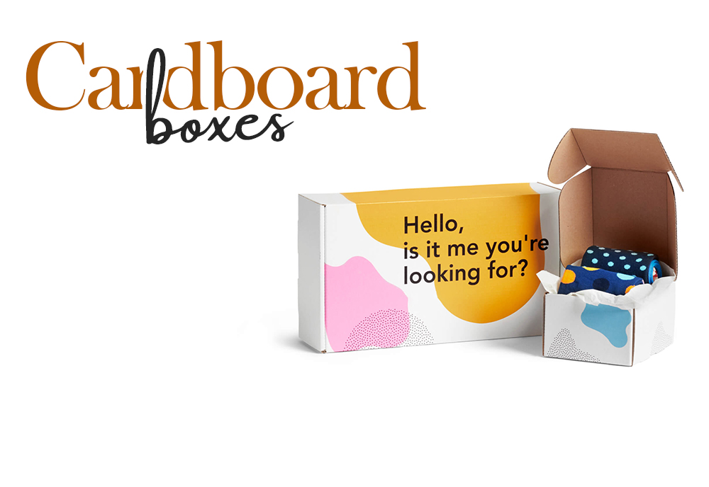 cardboard boxes