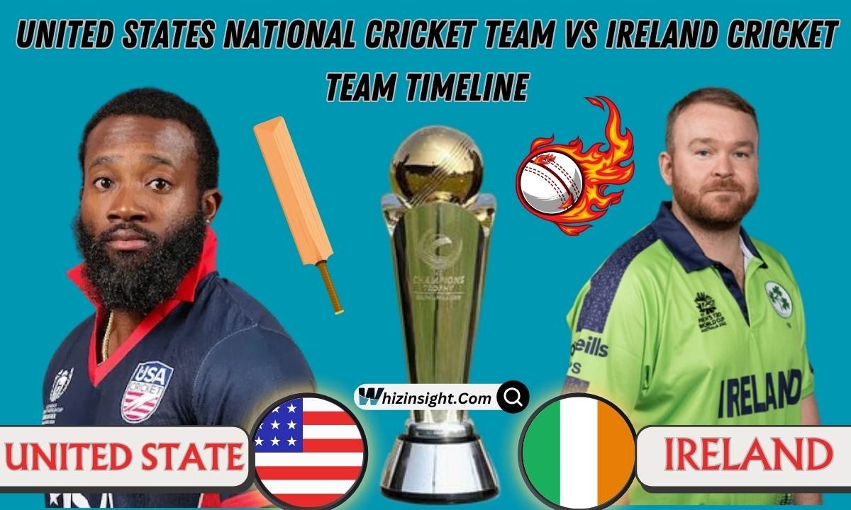 United States National Cricket Team VS Ireland Cricket Team Timeline